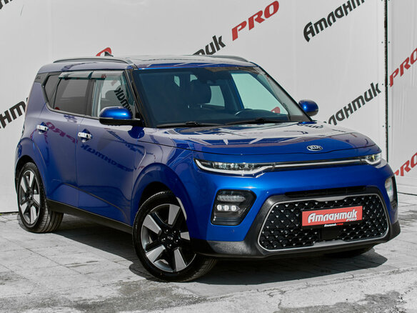 2019 Kia Soul III, синий - вид 3
