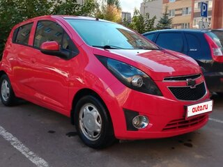 2011 Chevrolet Spark III, красный, 520000 рублей, вид 3