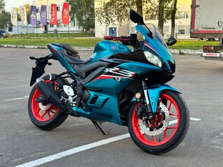 2021 Yamaha YZF-R3, синий, 529000 рублей, вид 1