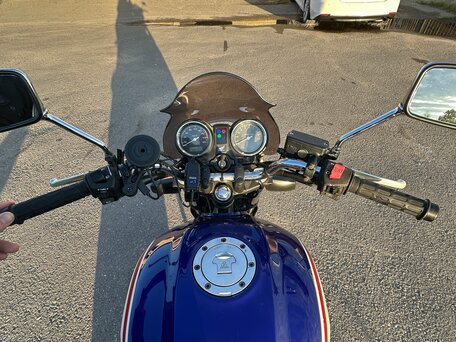 2005 Honda CB 750, голубой, 370000 рублей, вид 3