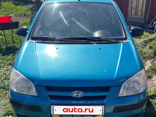 2005 Hyundai Getz I, голубой, 375000 рублей, вид 2