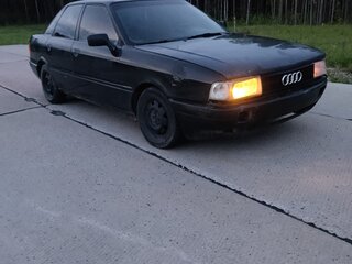 1990 Audi 80 IV (B3), чёрный, 70000 рублей, вид 1
