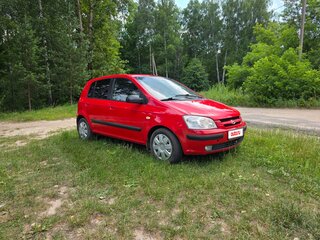 2004 Hyundai Getz I, красный, 315000 рублей, вид 2