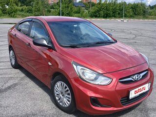 2011 Hyundai Solaris I, красный, 640000 рублей, вид 4