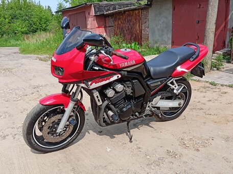 2000 Yamaha FZS600 Fazer, красный, 249999 рублей, вид 2