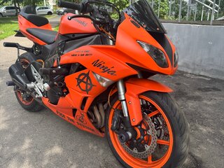 2011 Kawasaki ZX-6R Ninja, оранжевый, 850000 рублей, вид 2