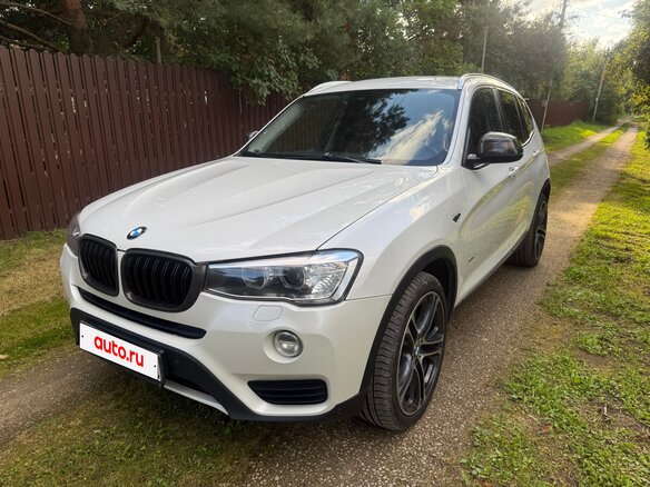2015 BMW X3 30d xDrive II (F25) Рестайлинг, белый - вид 6