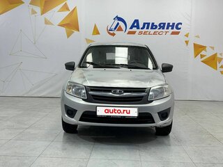 2014 Lada (ВАЗ) Granta I, серебристый, 295000 рублей, вид 2