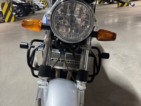 2002 Honda CB 400 Super Four, серебристый, 299999 рублей - вид 8