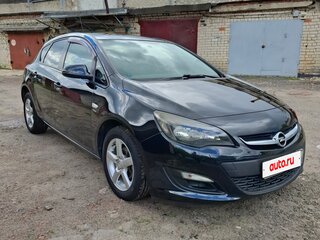 2014 Opel Astra J Рестайлинг, чёрный, 955000 рублей, вид 2