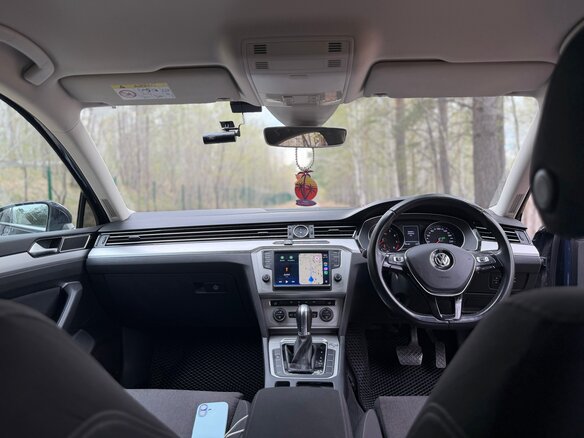 2015 Volkswagen Passat B8, синий, 1330000 рублей - вид 6