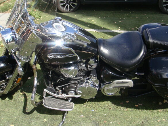 2009 Yamaha XV 1700 Road Star, чёрный, 750000 рублей - вид 1