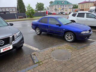 2002 Mitsubishi Carisma I Рестайлинг, синий, 199000 рублей, вид 3