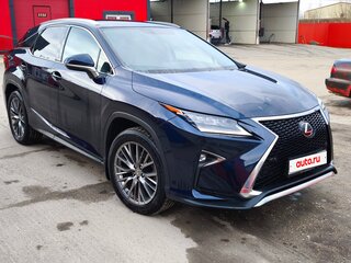 2017 Lexus RX 200t IV, синий, 3650000 рублей, вид 4