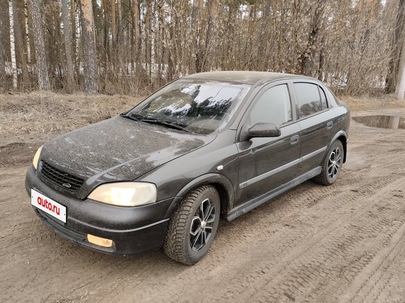 2001 Opel Astra G, чёрный, 330000 рублей - вид 1