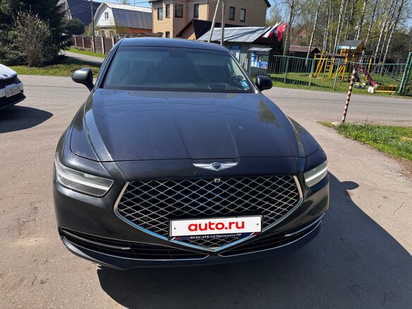 2021 Genesis G90 I Рестайлинг, чёрный, 2450000 рублей - вид 1