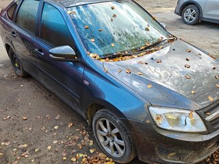 2017 Lada (ВАЗ) Granta I, серебристый, 360000 рублей, вид 4