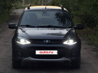 2016 Lada (ВАЗ) Kalina Cross II, серый, 465000 рублей, вид 2