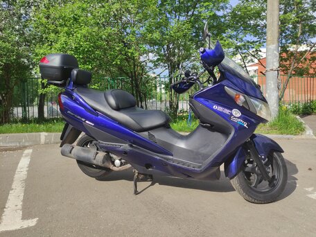 2004 Suzuki Burgman (SkyWave) 400, синий, 220000 рублей, вид 5