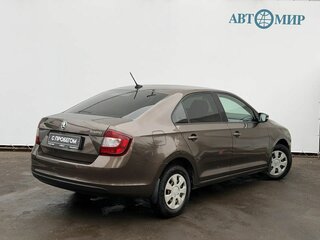 2018 Skoda Rapid I Рестайлинг, коричневый, 870000 рублей, вид 5