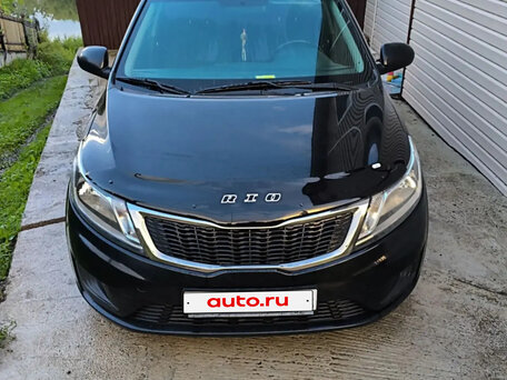 2014 Kia Rio III, чёрный, 820000 рублей, вид 1