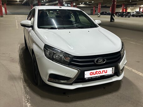 2020 Lada (ВАЗ) Vesta I, белый, 890000 рублей, вид 4
