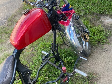 1997 Honda CB 400N, красный, 92000 рублей, вид 4