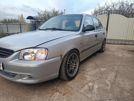 2007 Hyundai Accent ТагАЗ II, серебристый, 370000 рублей, вид 3