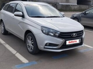 2018 Lada (ВАЗ) Vesta SW I, серебристый, 1100000 рублей, вид 2