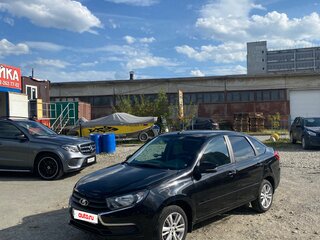 2023 Lada (ВАЗ) Granta Euro-2 I Рестайлинг, чёрный, 730000 рублей, вид 4