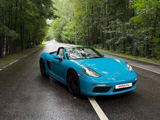2017 Porsche Boxster IV 718 (982), голубой, 5300000 рублей, вид 1