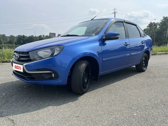 2021 Lada (ВАЗ) Granta I Рестайлинг, синий, 645000 рублей