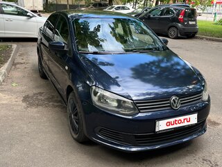 2014 Volkswagen Polo V, синий, 500000 рублей, вид 3
