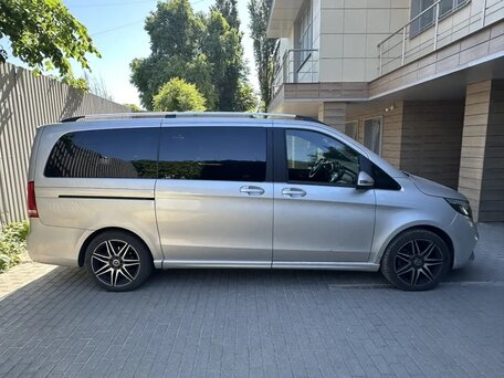 2019 Mercedes-Benz V-Класс Long 220 d длинный III (W447) Рестайлинг, серебристый, 4290000 рублей, вид 2