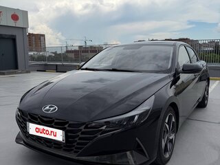 2022 Hyundai Elantra VII (CN7), чёрный, 2200000 рублей, вид 1