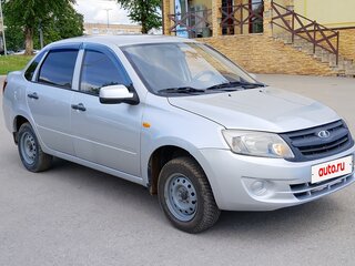 2013 Lada (ВАЗ) Granta I, серебристый, 344444 рублей, вид 2