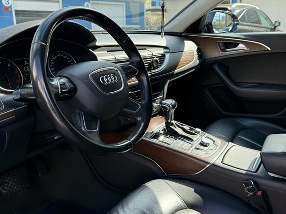 2014 Audi A6 IV (C7), чёрный - вид 8
