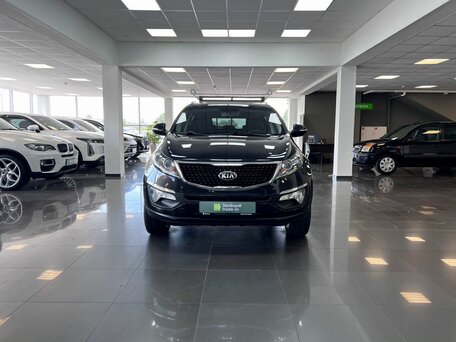 2014 Kia Sportage III Рестайлинг, чёрный, 1325000 рублей, вид 3