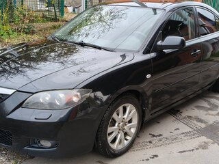 2008 Mazda 3 I (BK) Рестайлинг, чёрный, 620000 рублей, вид 1