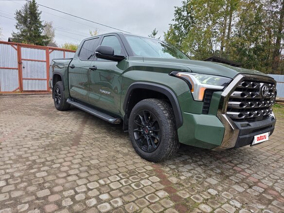 2022 Toyota Tundra CrewMax III, зелёный - вид 7