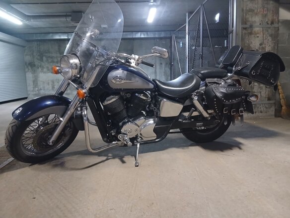 2004 Honda Shadow 750, синий, 410000 рублей