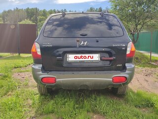 2003 Hyundai Santa Fe I, чёрный, 420000 рублей, вид 3