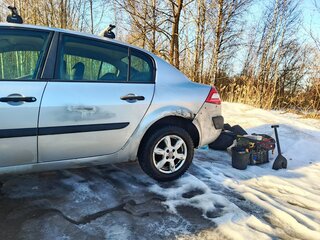 2007 Renault Megane II Рестайлинг, серый, 125000 рублей, вид 5