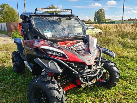 2021 CFMoto ZFORCE 1000 Sport R EPS, красный, 1300000 рублей, вид 4