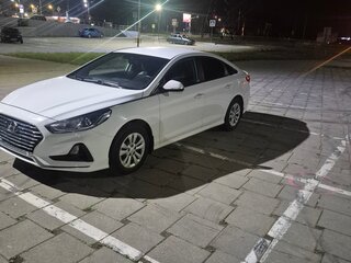 2018 Hyundai Sonata VII (LF) Рестайлинг, белый, 1100000 рублей, вид 2