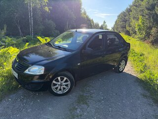 2010 Renault Logan I Рестайлинг, чёрный, 350000 рублей, вид 1