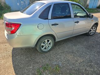 2012 Lada (ВАЗ) Granta I, серебристый, 415000 рублей, вид 5