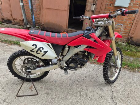 2007 Honda CRF 250R, красный, 200000 рублей, вид 1