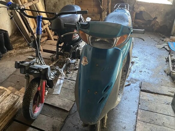 2000 Honda Z50, голубой, 45000 рублей