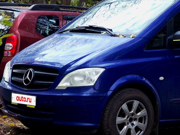2012 Mercedes-Benz Vito 111 CDI L1 II (W639) Рестайлинг, синий